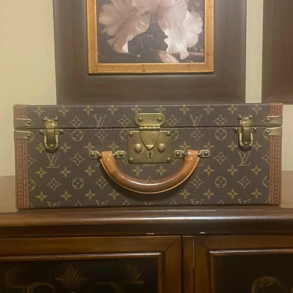 Louis Vuitton Monogram Cotoville 45 Hardcase Suitcase Trunk Luggage Briefcase - Picture 1 of 17